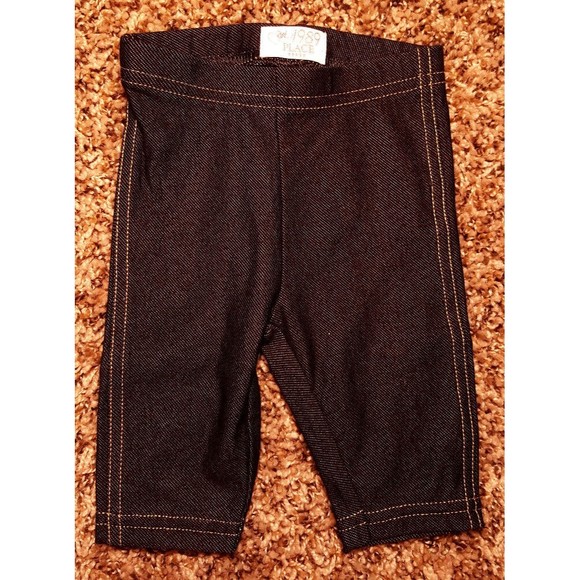 Girl's Size 9 M 6-9 Months 2 Pc Cream Pretty With Bows K Baby Top & PLACE Capris - Picture 7 of 7